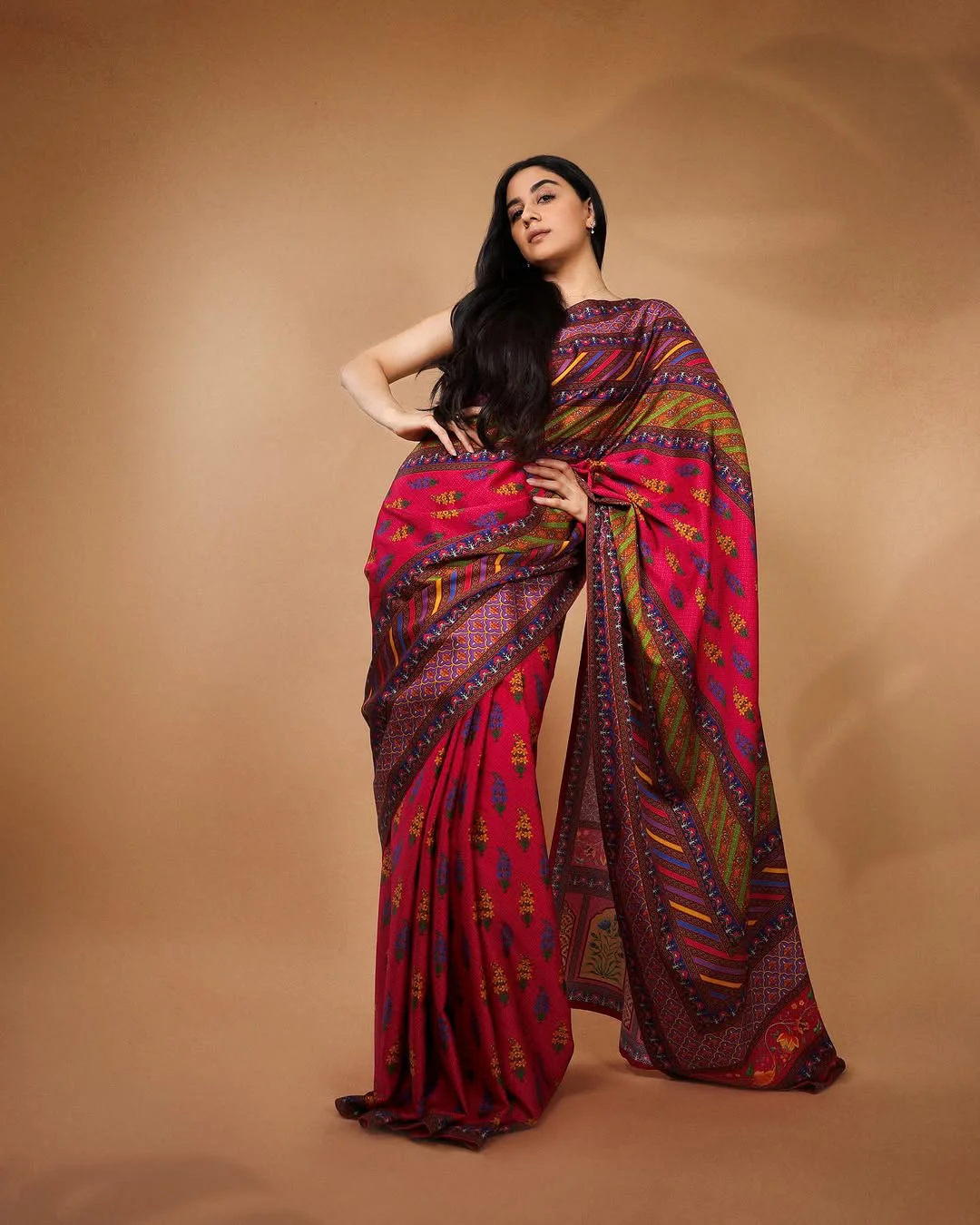 Prabhas Movie Actress Imanvi in Saree