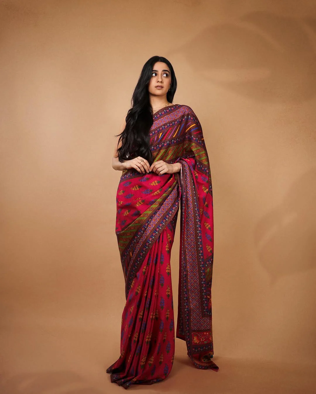 Prabhas Movie Actress Imanvi in Saree