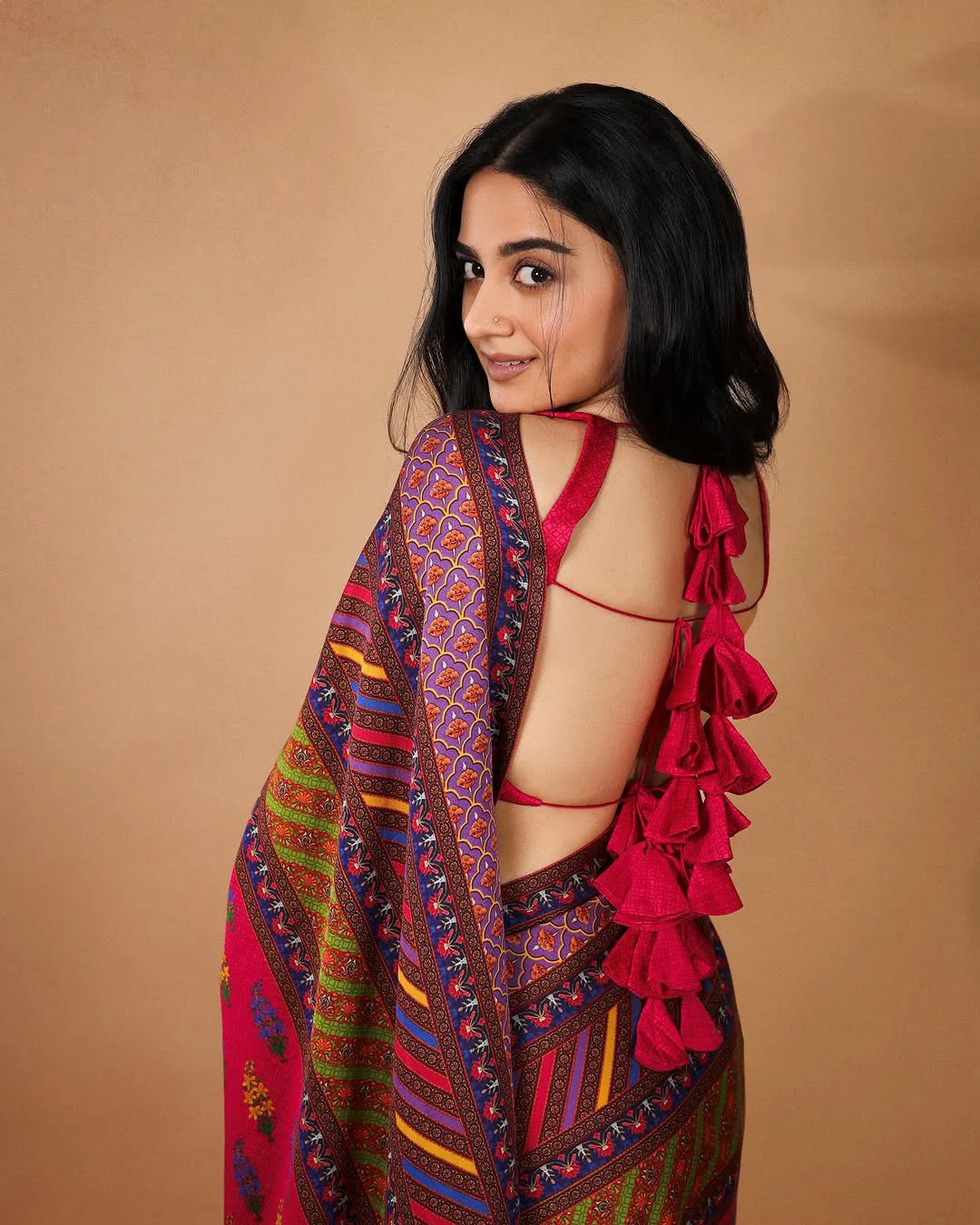Prabhas Movie Actress Imanvi in Saree