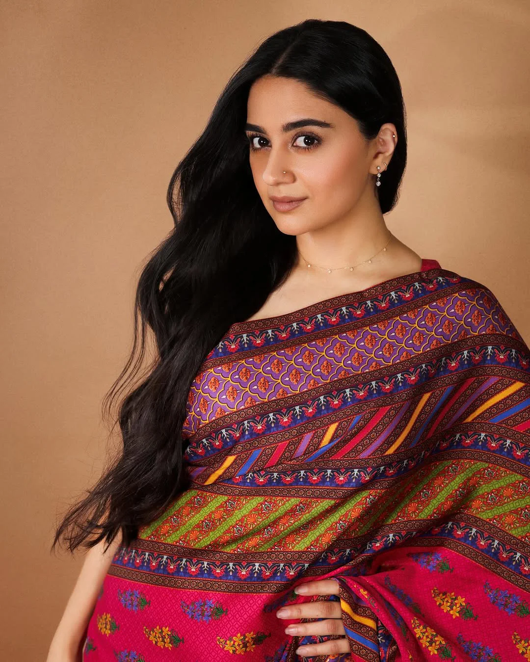 Prabhas Movie Actress Imanvi in Saree