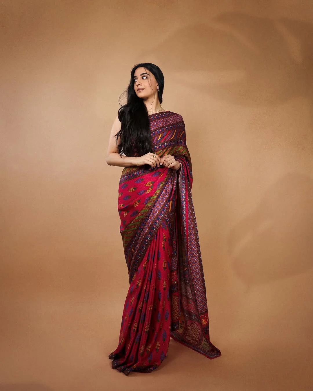 Prabhas Movie Actress Imanvi in Saree