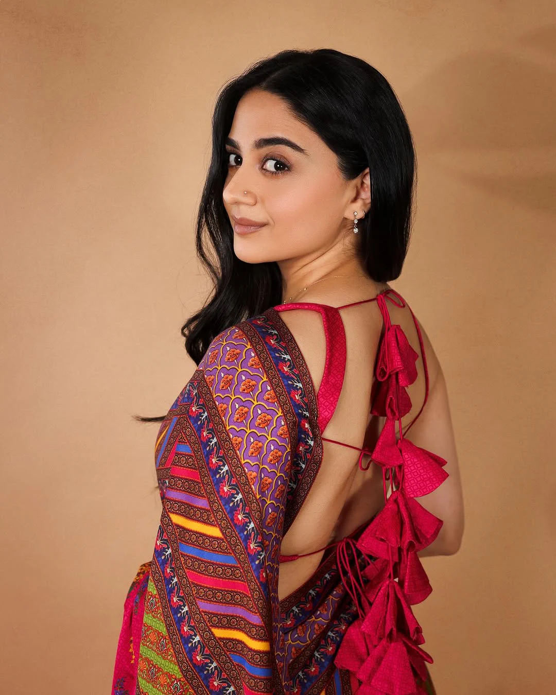 Prabhas Movie Actress Imanvi in Saree