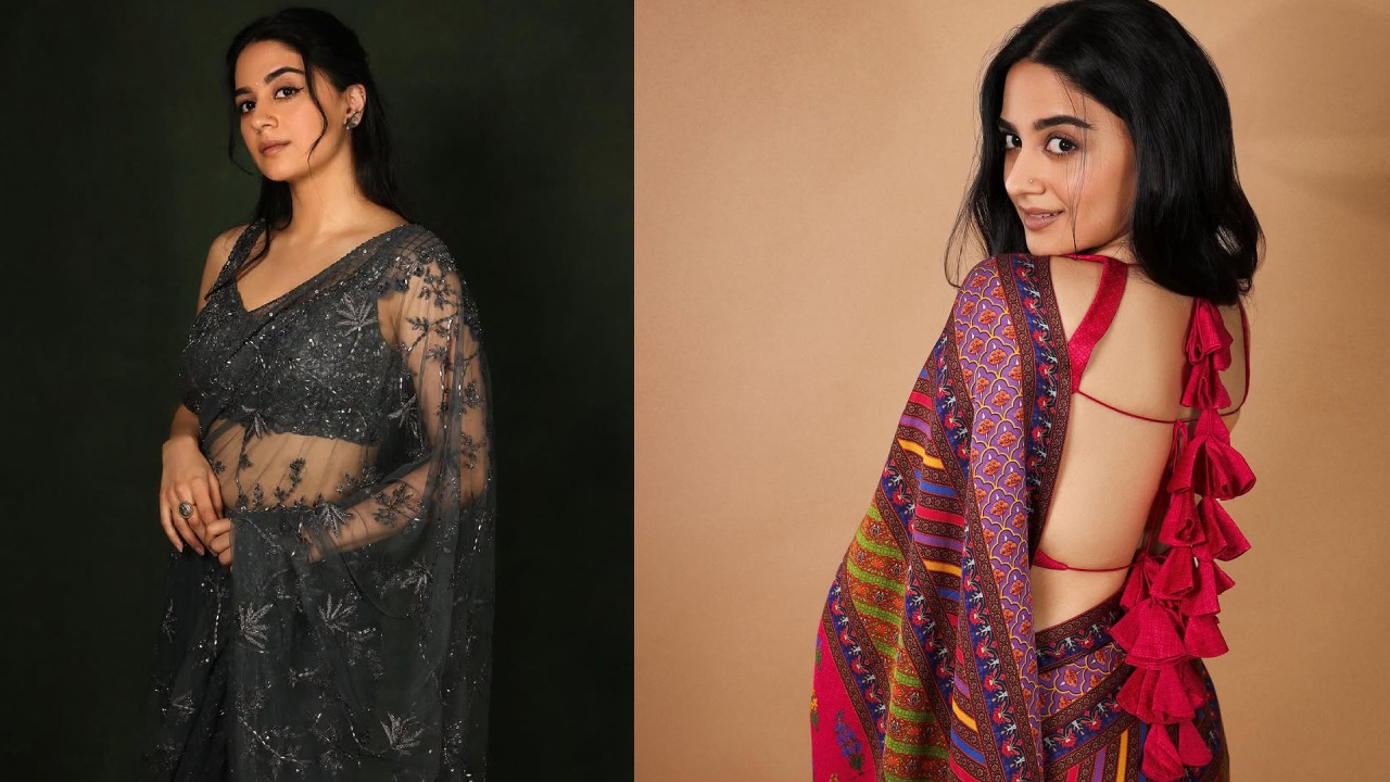 Imanvi : చీరకట్టులో ప్రభాస్ ఫౌజీ మూవీ హీరోయిన్.. ఇమాన్వి ఫొటోలు వైరల్..