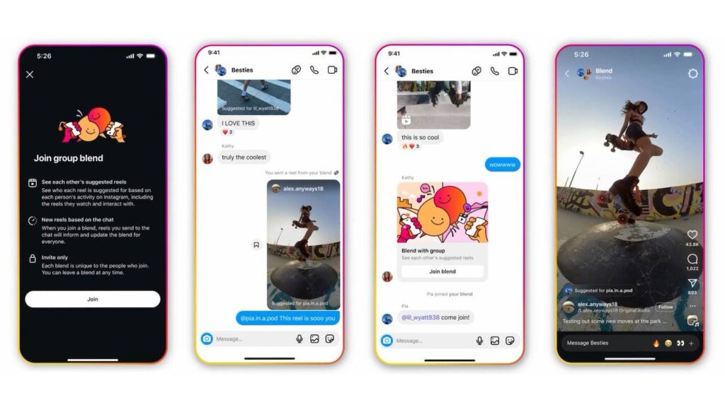 Instagram launches Blend