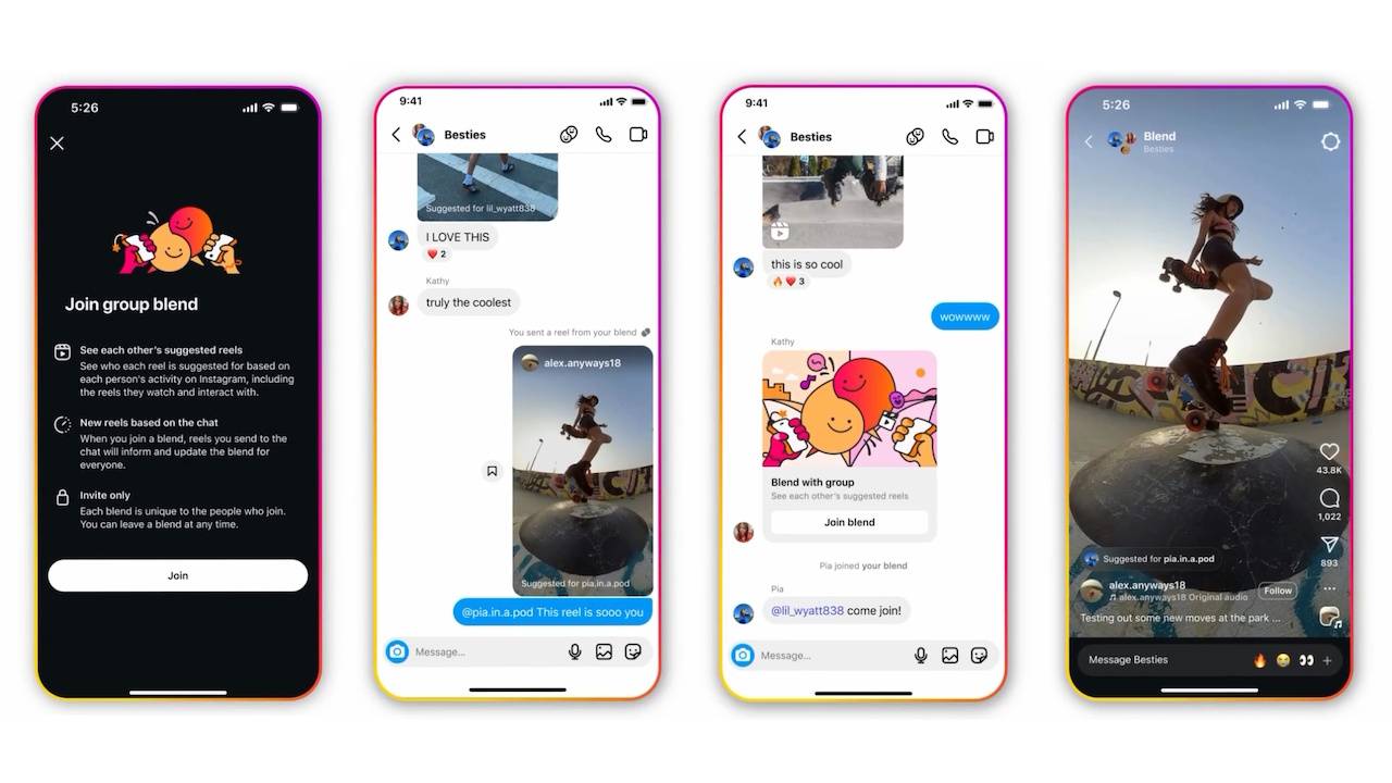 Instagram Blend : వావ్.. ఇన్స్టాగ్రామ్ ‘బ్లెండ్’ ఫీచర్ భలే ఉందిగా.. రీల్స్ ఫీడ్ను మీ ఫ్రెండ్స్తో ఈజీగా షేర్ చేయొచ్చు..! Instagram Blend : వావ్.. ఇన్స్టాగ్రామ్ ‘బ్లెండ్’ ఫీచర్ భలే ఉందిగా.. రీల్స్ ఫీడ్ను మీ ఫ్రెండ్స్తో ఈజీగా షేర్ చేయొచ్చు..!
