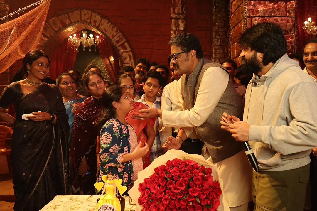 Jani Master Daughter Aaliyah's Birthday Celebration on the sets of JAAT