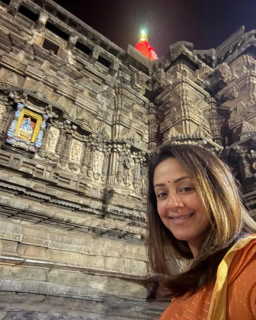Suriya Jyotika Visited Temples