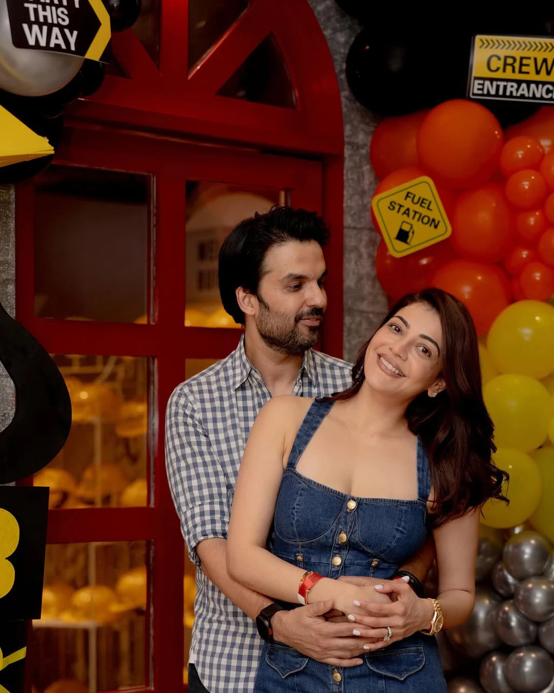 Kajal Aggarwal Son Neil Kitchlu Birthday Celebrations