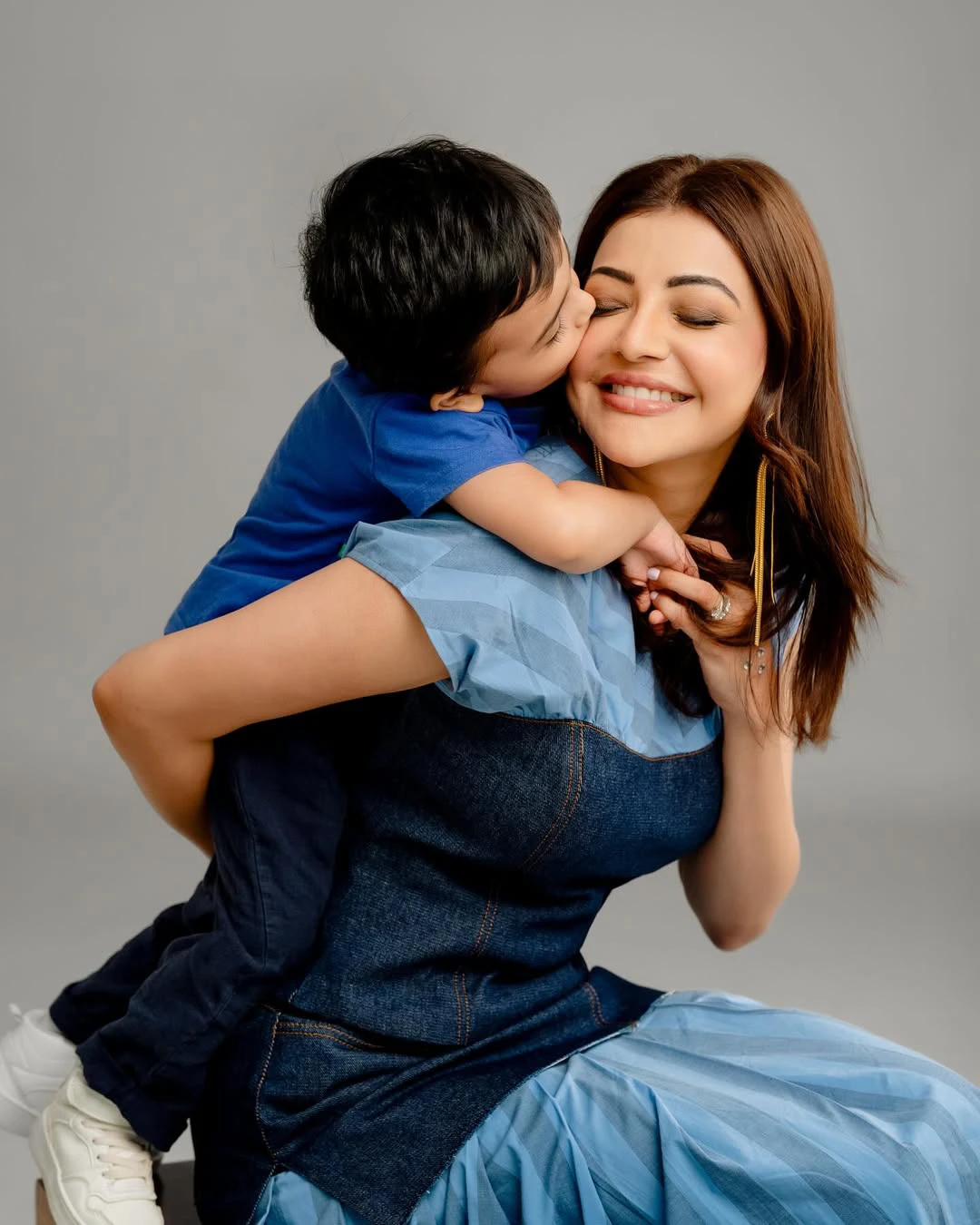 Kajal Aggarwal Son Neil Kitchlu Birthday Celebrations