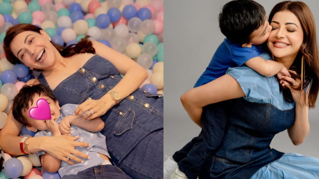 Kajal Aggarwal Son Neil Kitchlu Birthday Celebrations