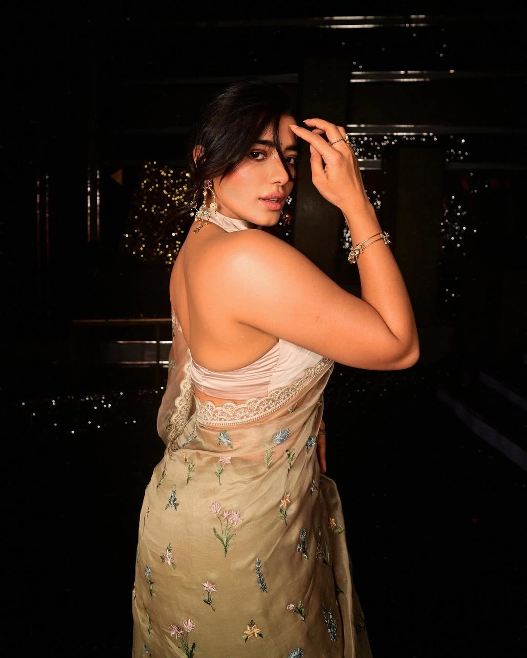 Ketika Sharma Stunning Looks in Backless Poses