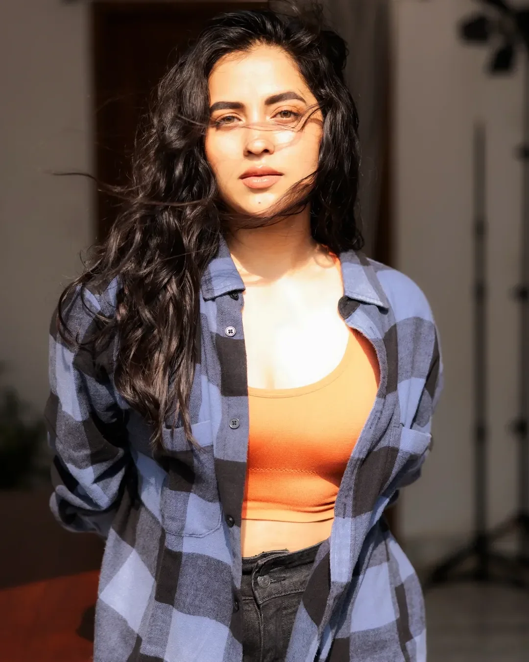 Komalee Prasad Sizzling Photos in Jeans and Shirt