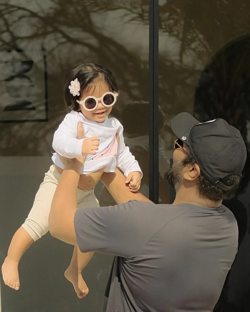 Manchu Manoj Shares cute photos of his Daughter Devasena and wishes first Birthday 