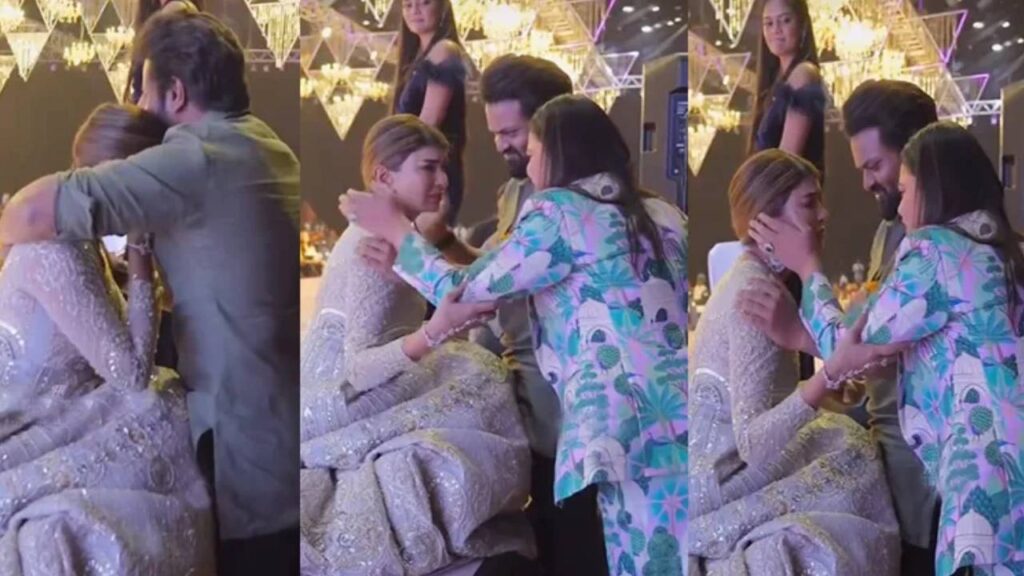 Manchulakshmi getting emotional With manchumanoj Video viral