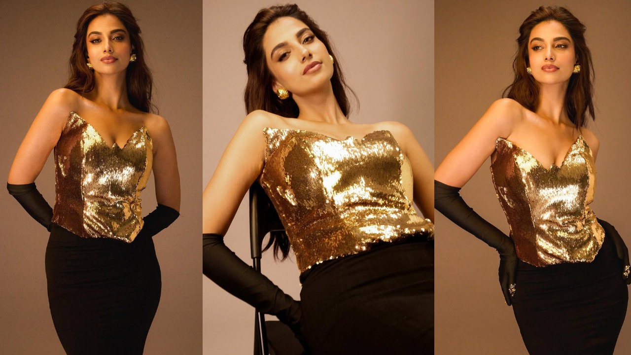 Meenaakshi Chaudhary : మీనాక్షి చౌదరి గోల్డెన్ మెరుపులు..