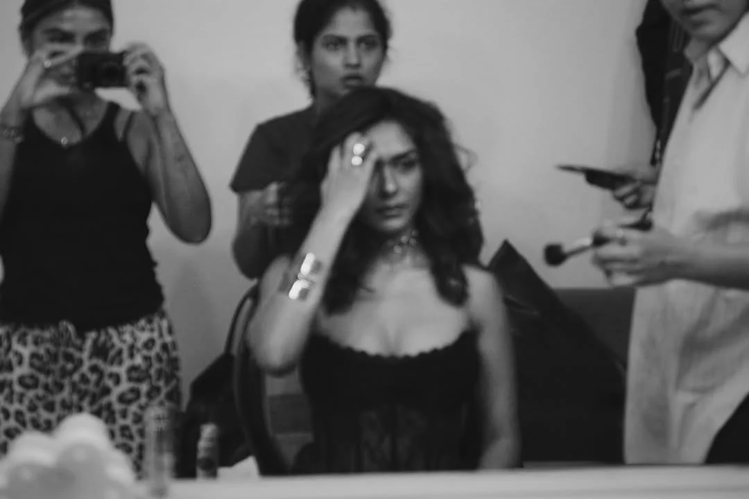 Mrunal Thakur Stunning Looks in Black Dress