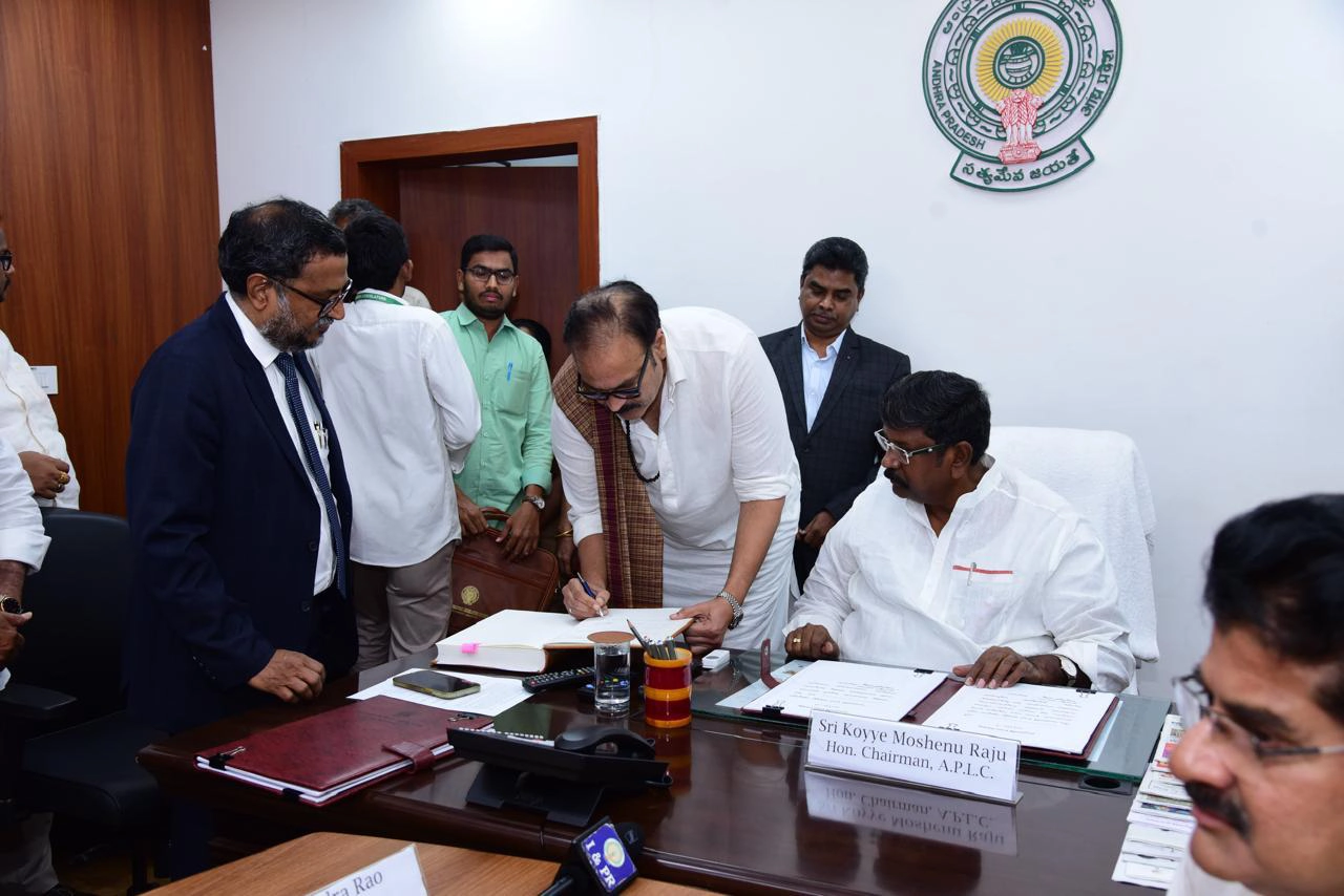 Nagababu Oath Ceremony as MLC
