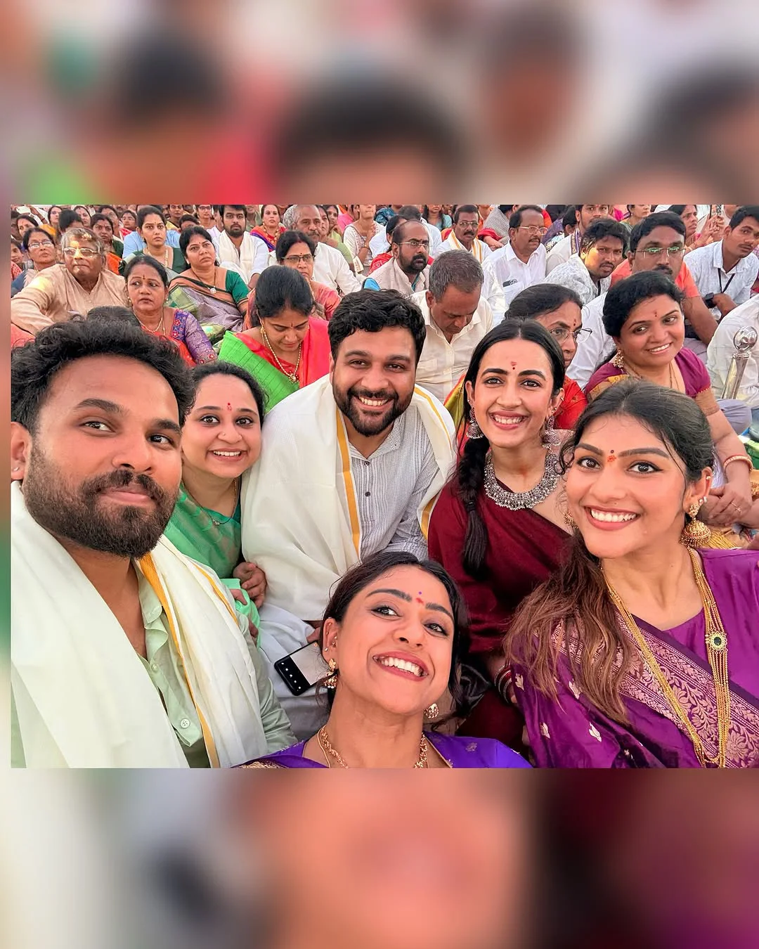 Niharika and Vithika Sheru Celebrated Sri Rama Navami in Bhadrachalam
