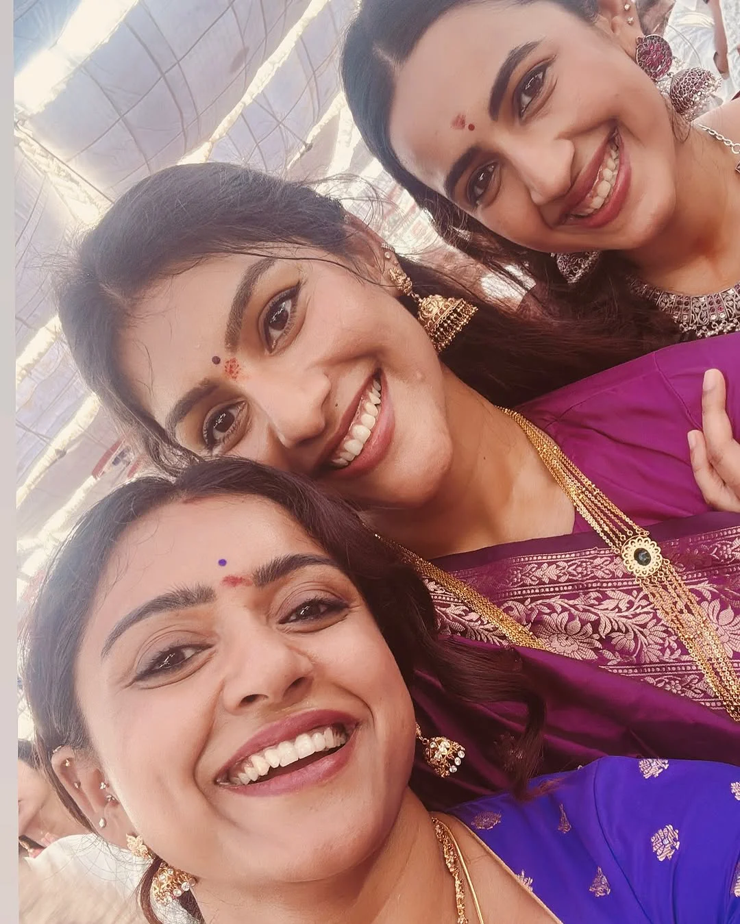 Niharika and Vithika Sheru Celebrated Sri Rama Navami in Bhadrachalam