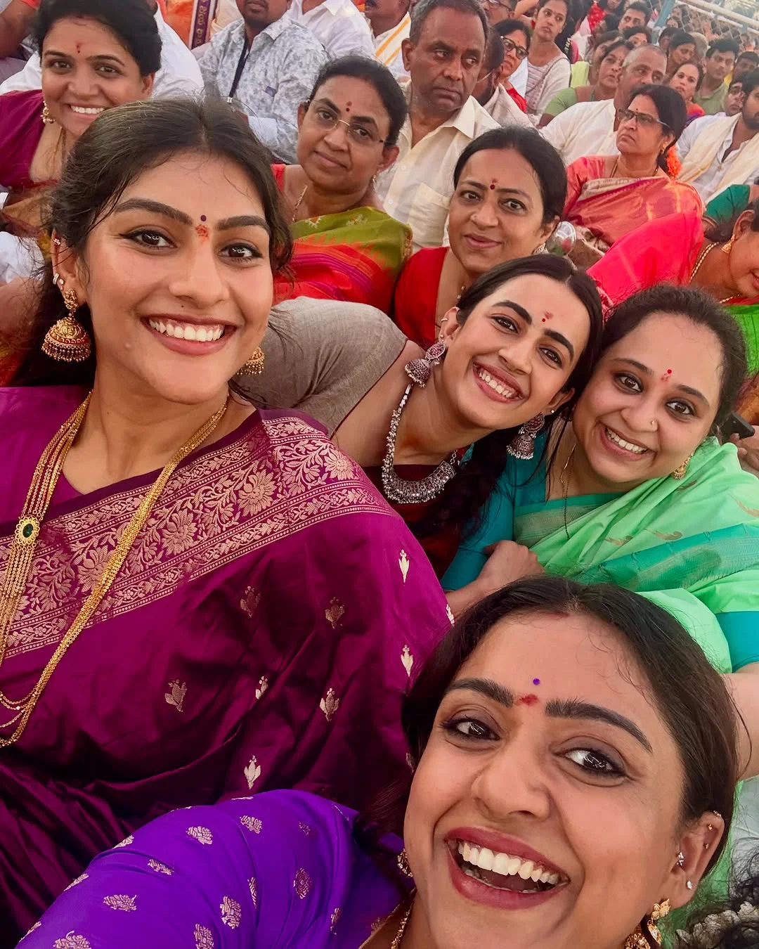 Niharika and Vithika Sheru Celebrated Sri Rama Navami in Bhadrachalam