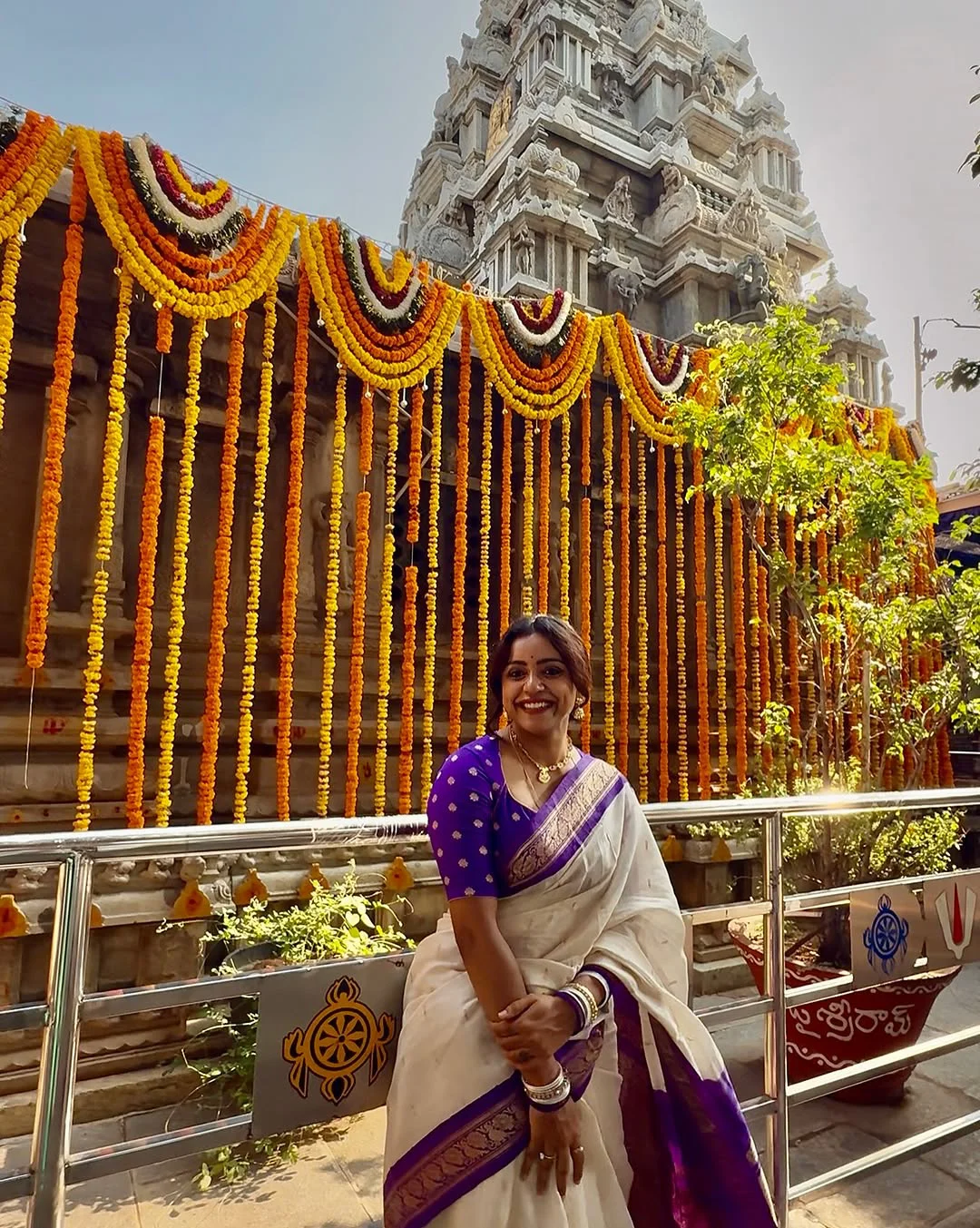 Niharika and Vithika Sheru Celebrated Sri Rama Navami in Bhadrachalam
