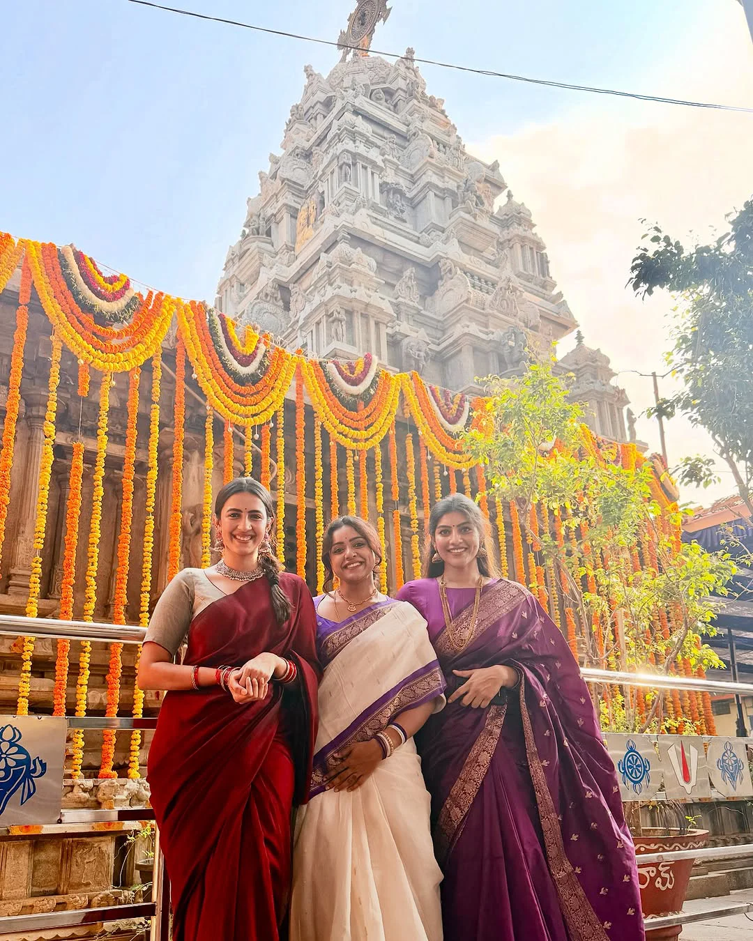 Niharika and Vithika Sheru Celebrated Sri Rama Navami in Bhadrachalam