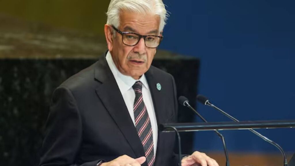 Pakistan Defence Minister Khwaja Asif