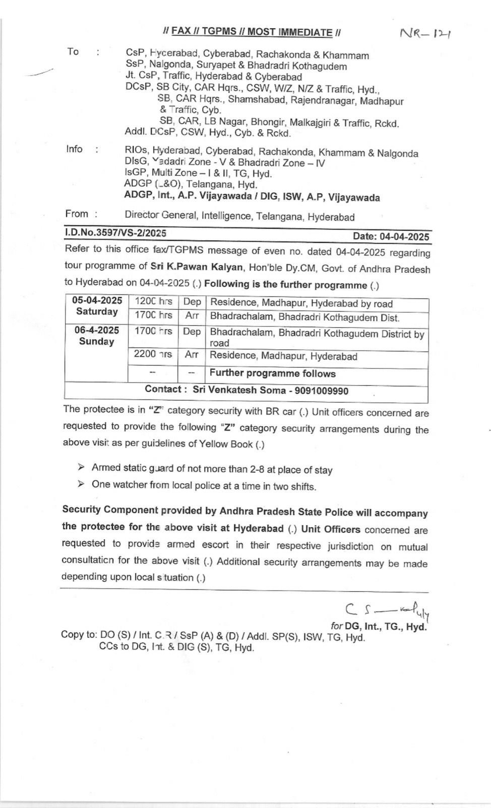 pawan kalyan bhadrachalam tour schedule