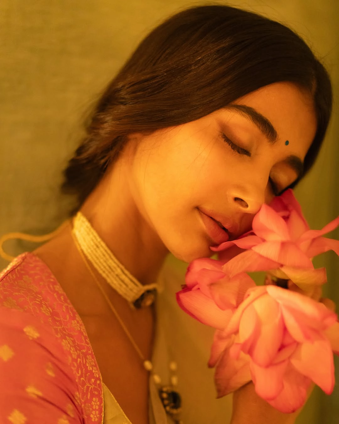 Pooja Hegde Retro Looks in Saree