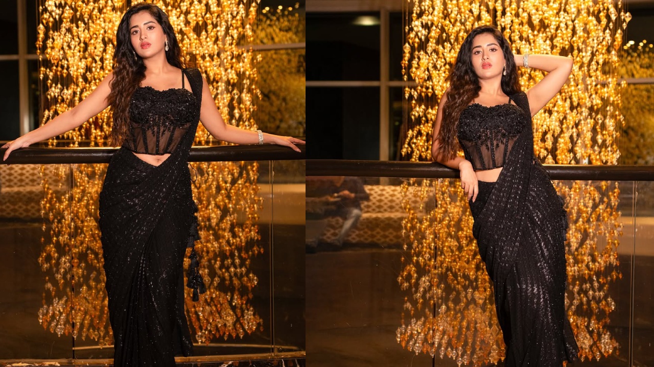 Rashi Singh : నలుపు చీరలో నగుమోము అందాలతో రాశి..