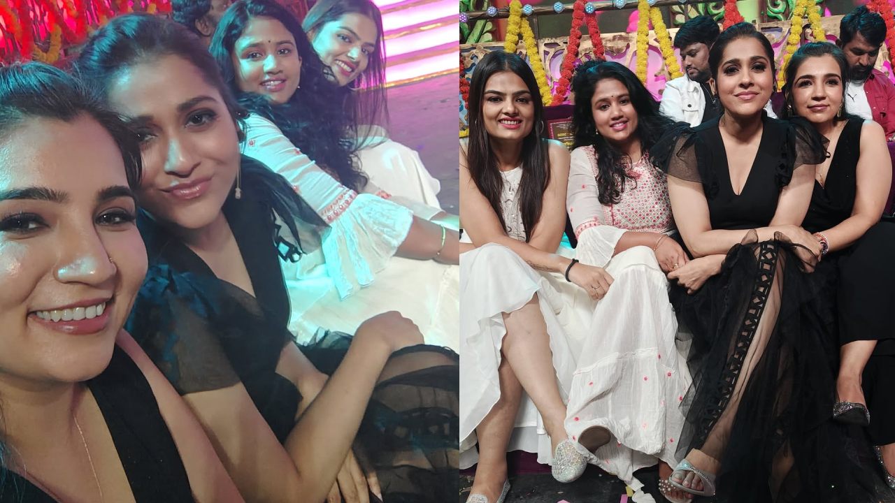 Anchor Rashmi : టీవీ షోలో చిన్ననాటి ఫ్రెండ్స్ తో యాంకర్ రష్మీ.. బర్త్ డే స్పెషల్.. ఫోటోలు చూశారా?
