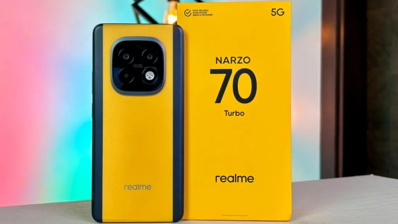 Realme Narzo 70 Turbo 5G : భలే డిస్కౌంట్ బ్రో.. ఈ రియల్మి 5G ఫోన్పై ఊహించని ఆఫర్లు.. జస్ట్ ఎంతంటే? Realme Narzo 70 Turbo 5G : భలే డిస్కౌంట్ బ్రో.. ఈ రియల్మి 5G ఫోన్పై ఊహించని ఆఫర్లు.. జస్ట్ ఎంతంటే?