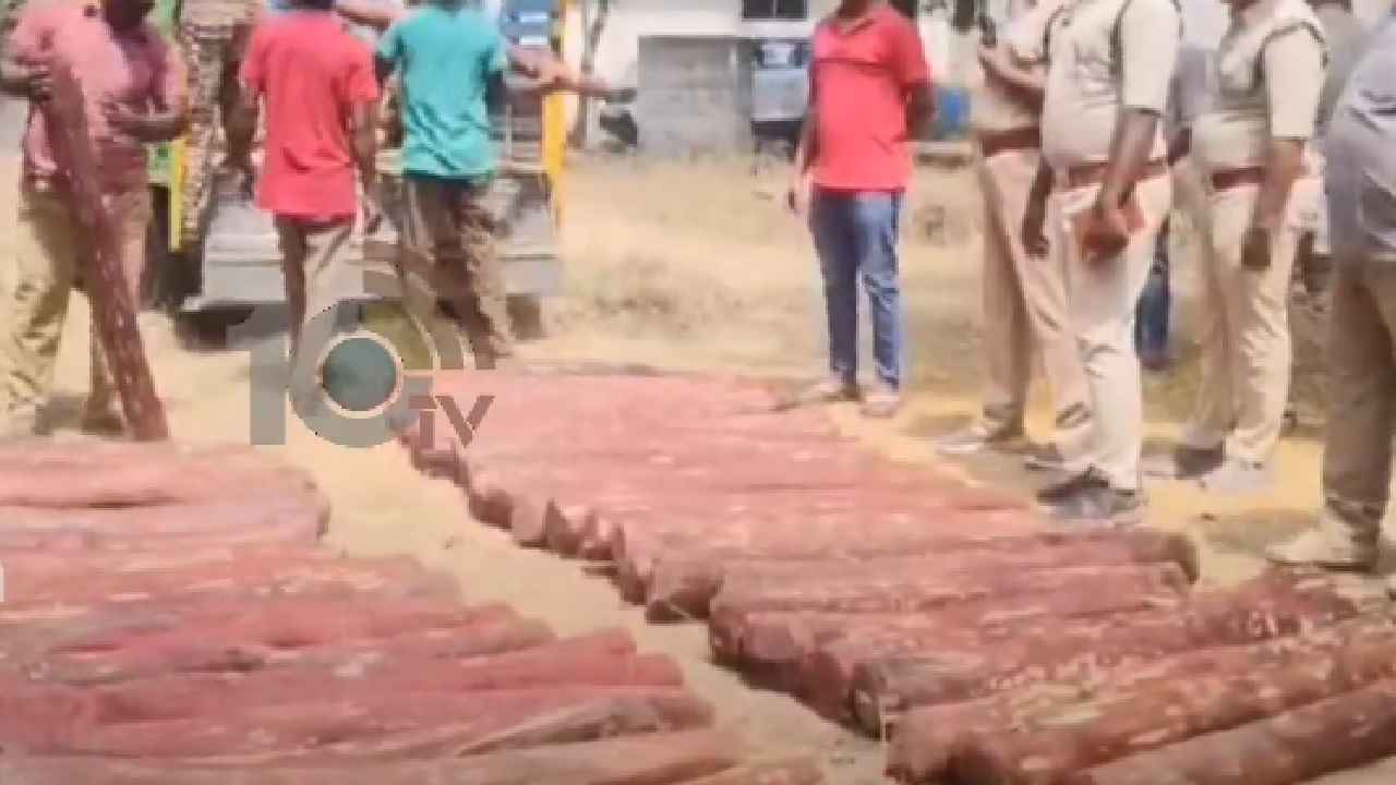 Red Sandalwood Smuggling : పుష్ప 2 సినిమా స్టైల్ లో.. ఏపీలో రెచ్చిపోతున్న ఎర్రచందనం స్మగ్లర్లు.. Red Sandalwood Smuggling : పుష్ప 2 సినిమా స్టైల్ లో.. ఏపీలో రెచ్చిపోతున్న ఎర్రచందనం స్మగ్లర్లు..