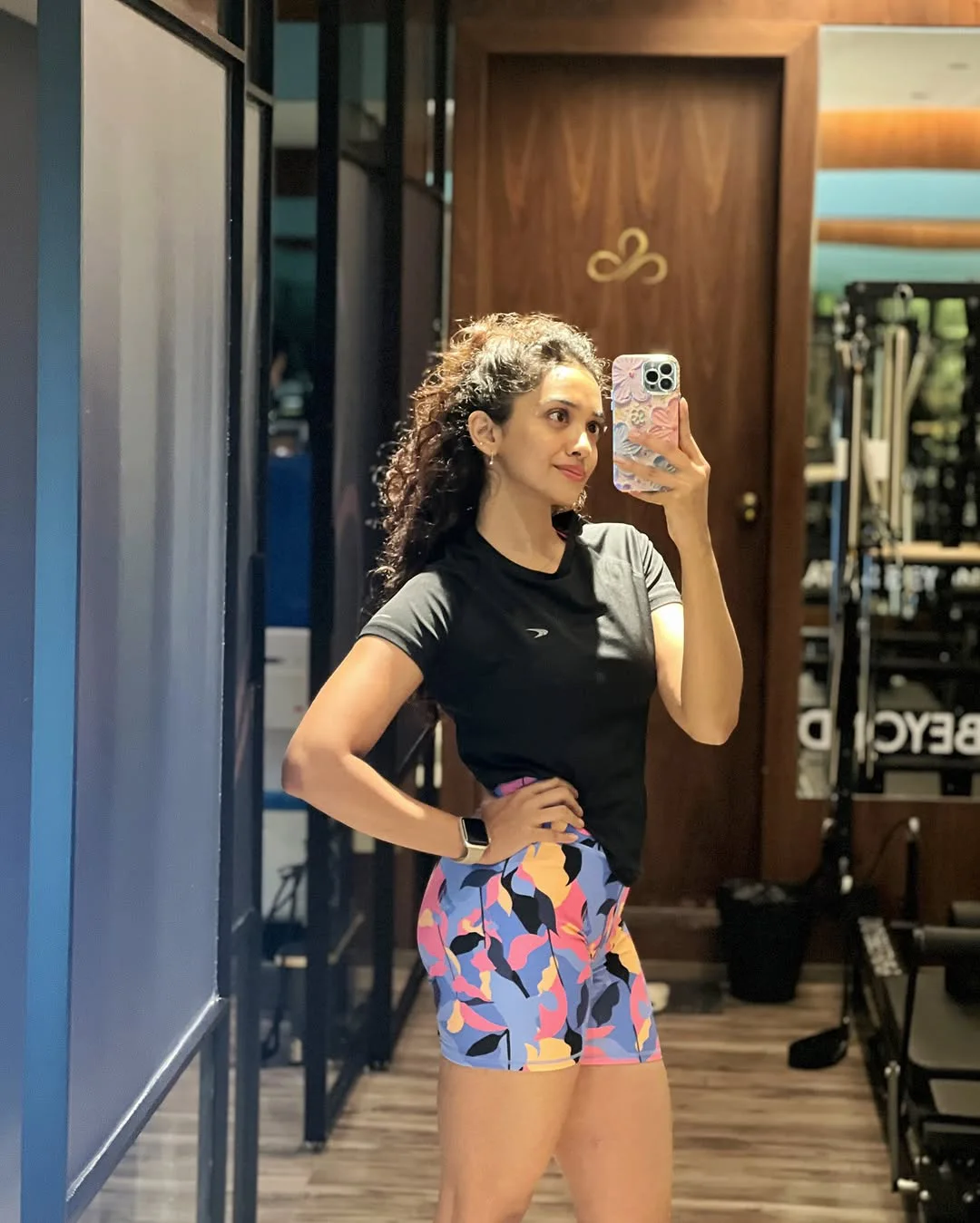 Saanve Megghana Special Gym Selfies