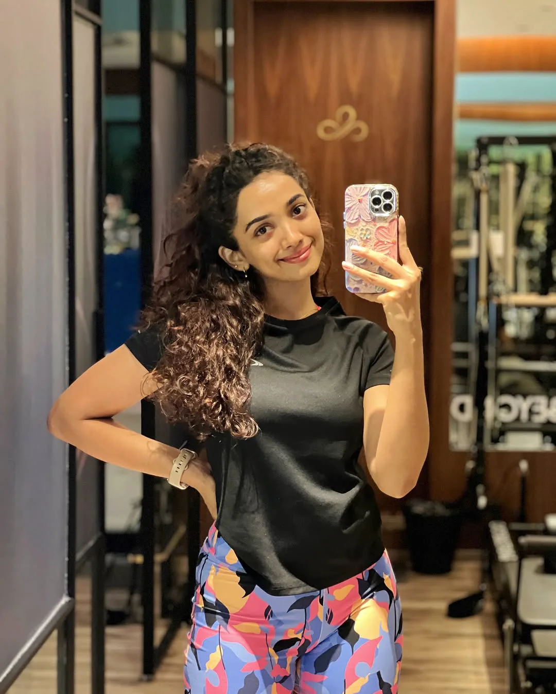 Saanve Megghana Special Gym Selfies