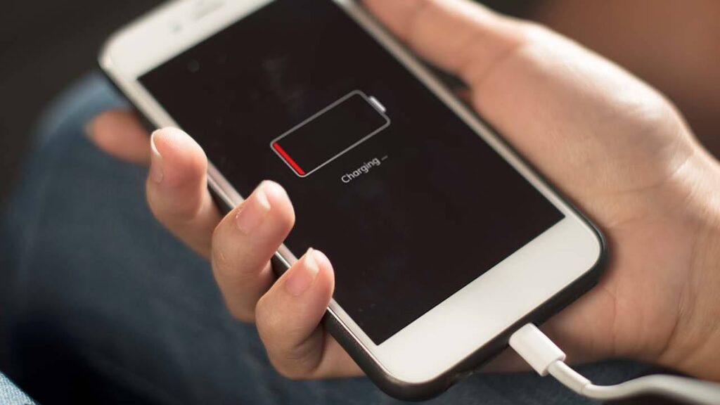 Smartphone battery draining