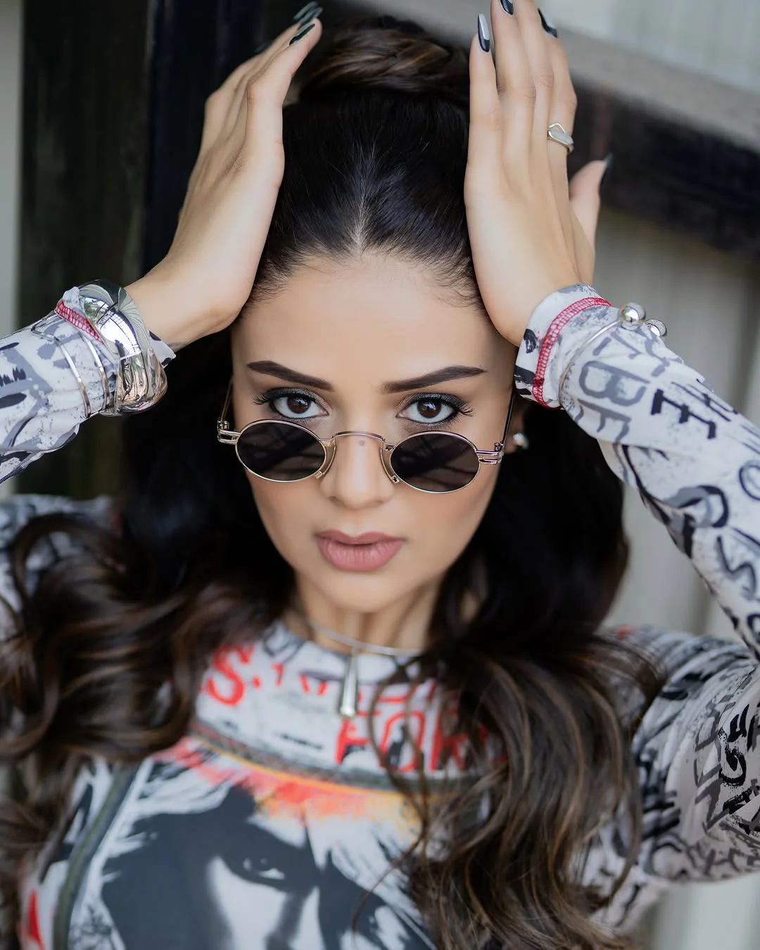 Anchor Sreemukhi Stylish Photos