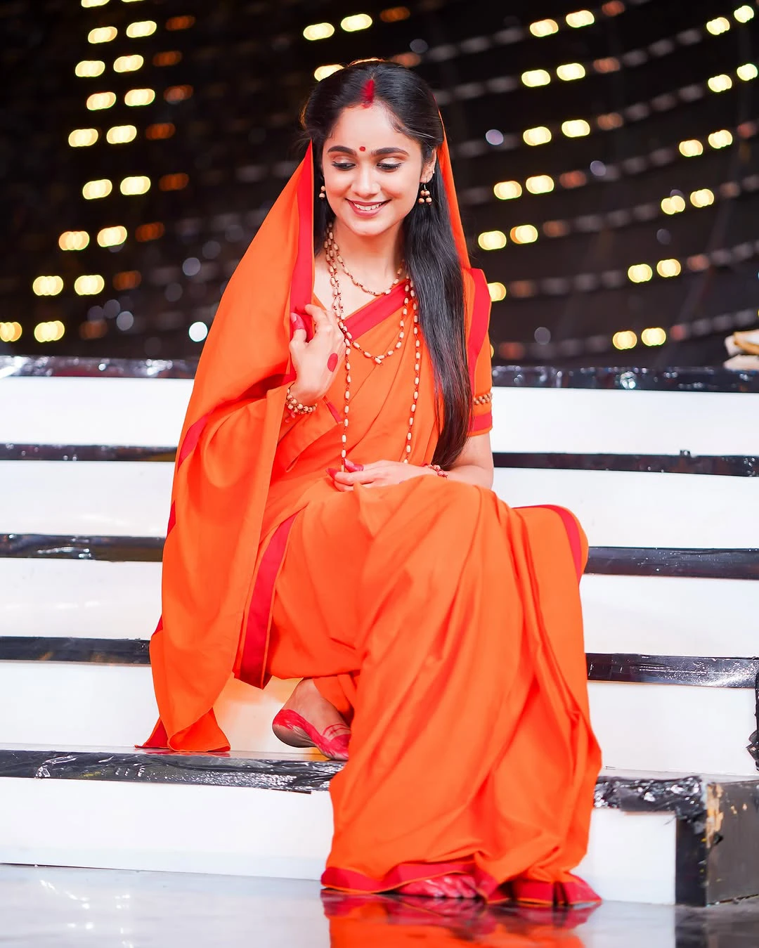 Tejaswini Gowda plays Sita Character in a TV Show on Sri Rama Navami