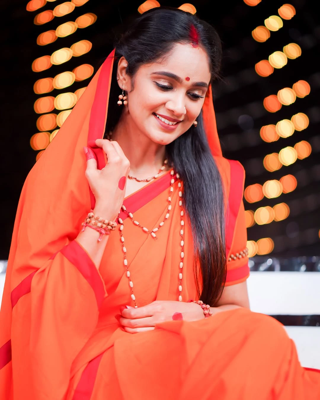 Tejaswini Gowda plays Sita Character in a TV Show on Sri Rama Navami