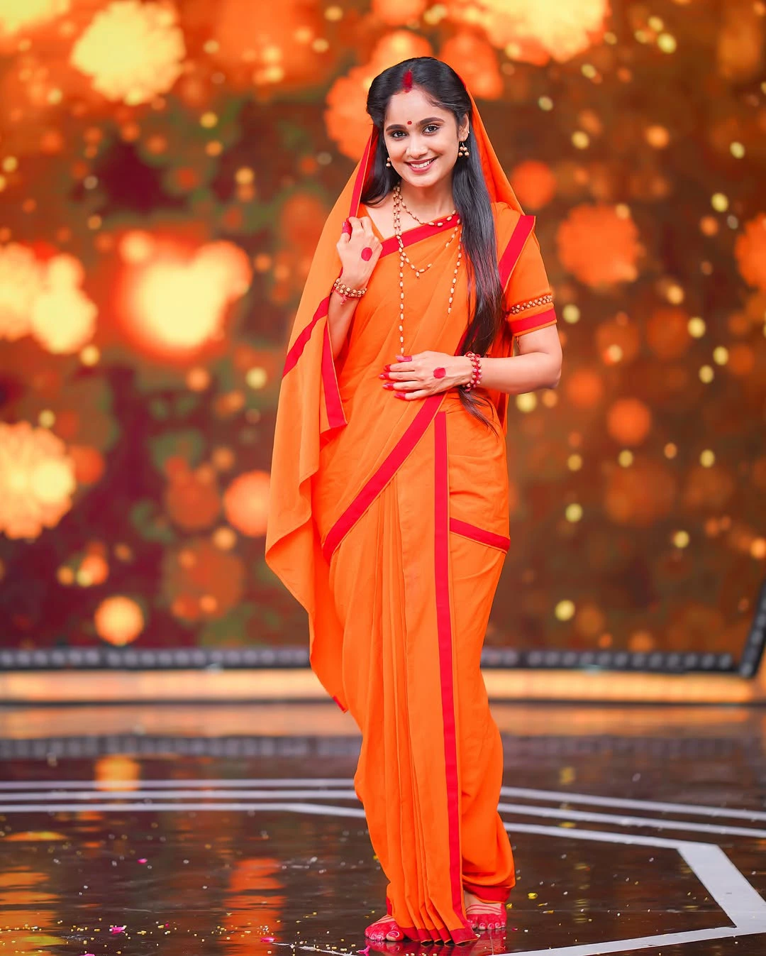 Tejaswini Gowda plays Sita Character in a TV Show on Sri Rama Navami
