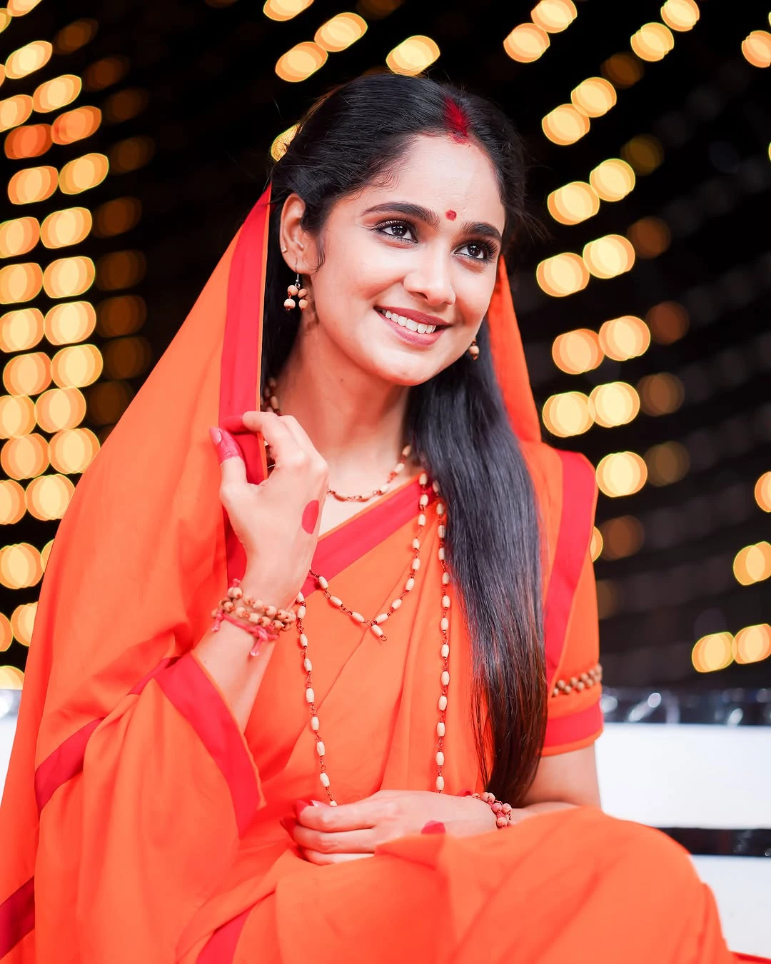 Tejaswini Gowda plays Sita Character in a TV Show on Sri Rama Navami