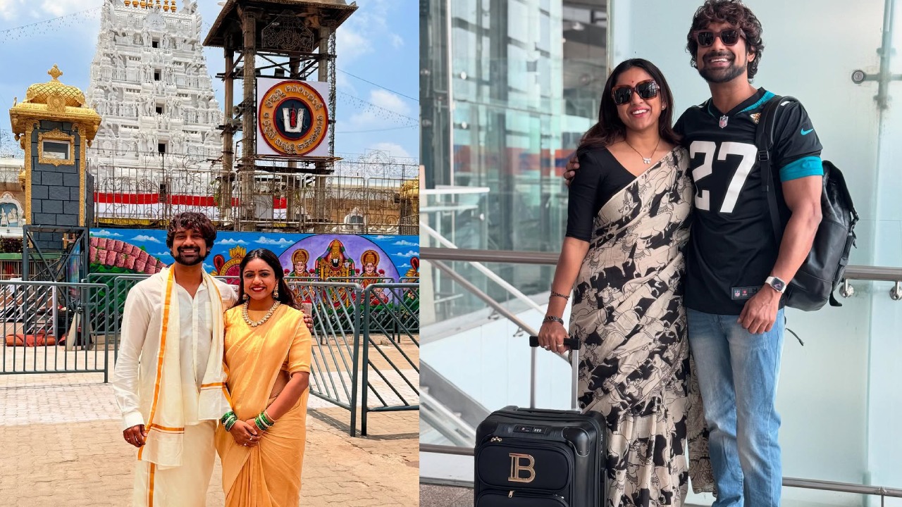 Varun Sandesh : తిరుమలలో భార్యతో వరుణ్ సందేశ్.. ఫొటోలు వైరల్..