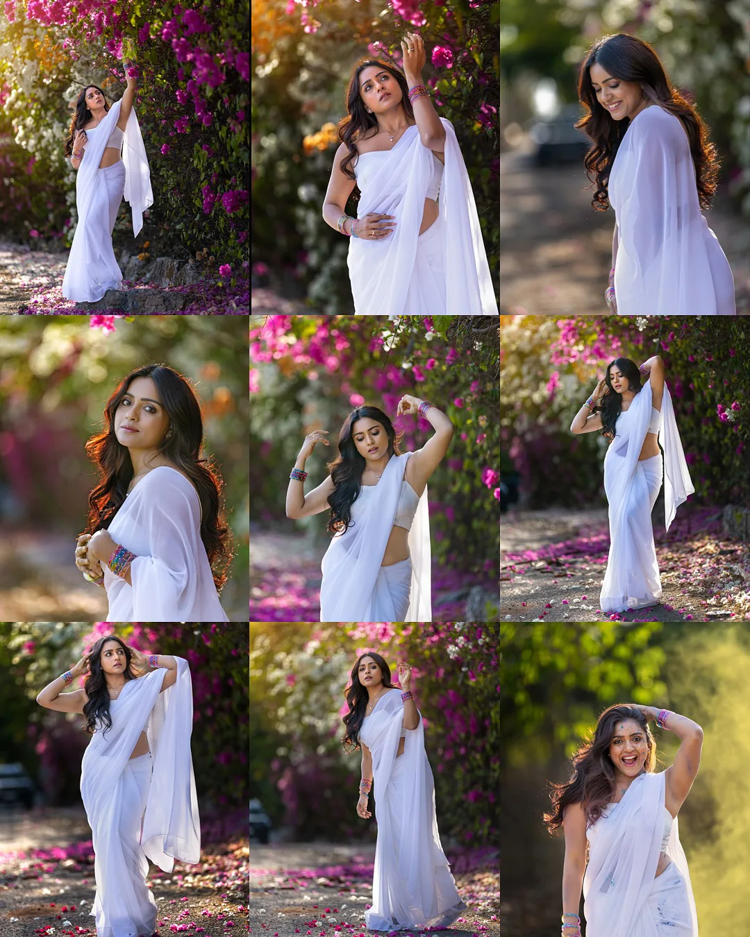 Vithika Sheru Stunning Looks in White Saree