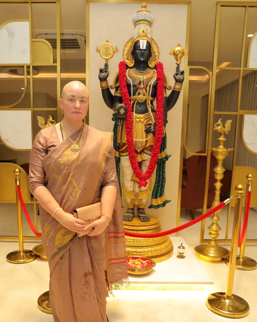 Pawan Kalyan Wife Anna Lezhneva Visits Tirumala
