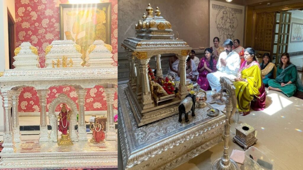 Do Yo Know Who Makes Special Pooja Mandapam in Megastar Chiranjeevi Home