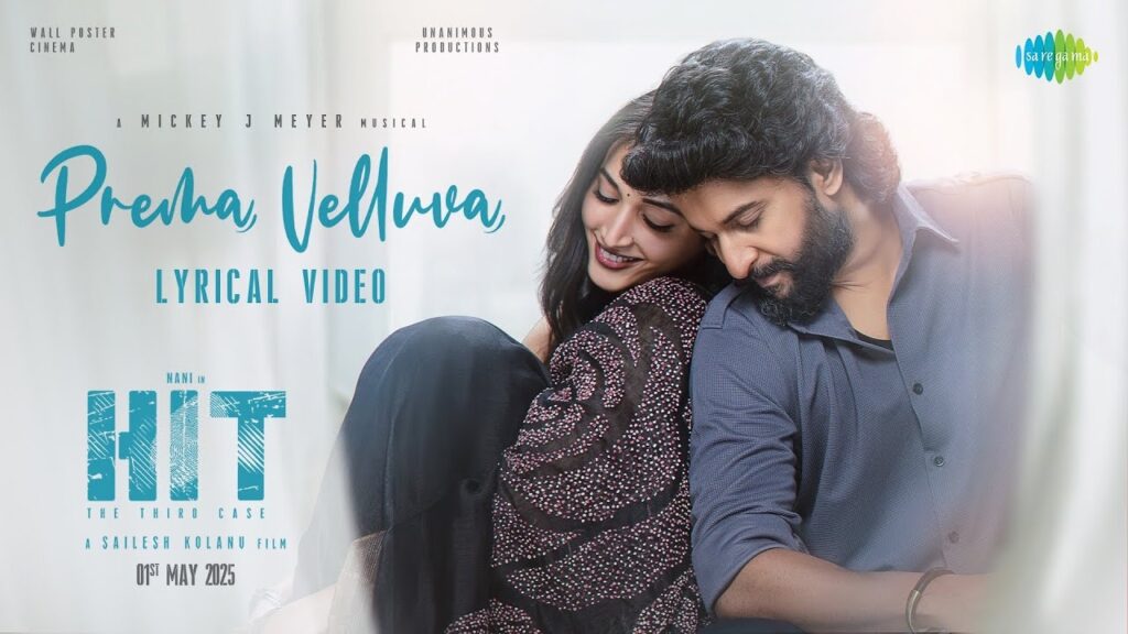 Nani Srinidhi Shetty Hit 3 Movie Love Melody Song Released