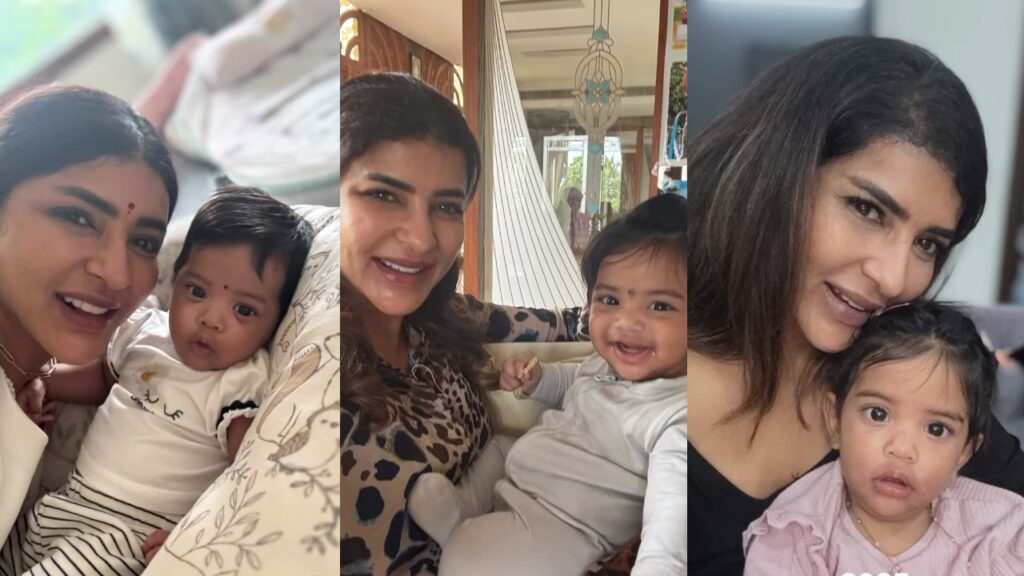 Manchu Lakshmi Shares Cute post with Manchu Manoj Daughter Devasena
