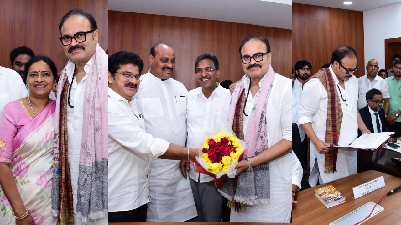 Nagababu : ఎమ్మెల్సీగా ప్రమాణ స్వీకారం చేసిన నాగబాబు.. ఫోటోలు వైరల్..