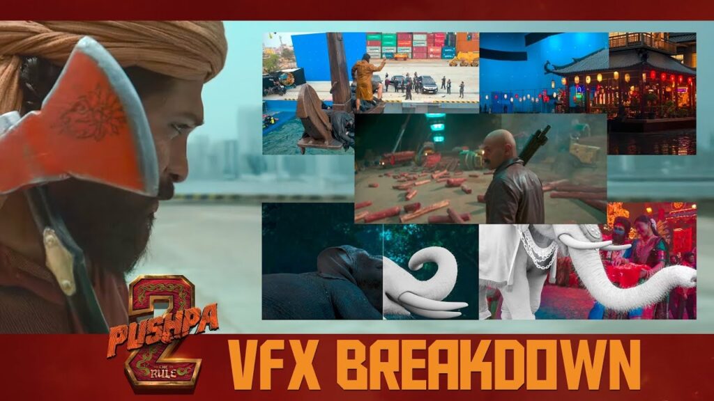 Allu Arjun Sukumar Pushpa 2 Movie VFX Breakdown Video Released