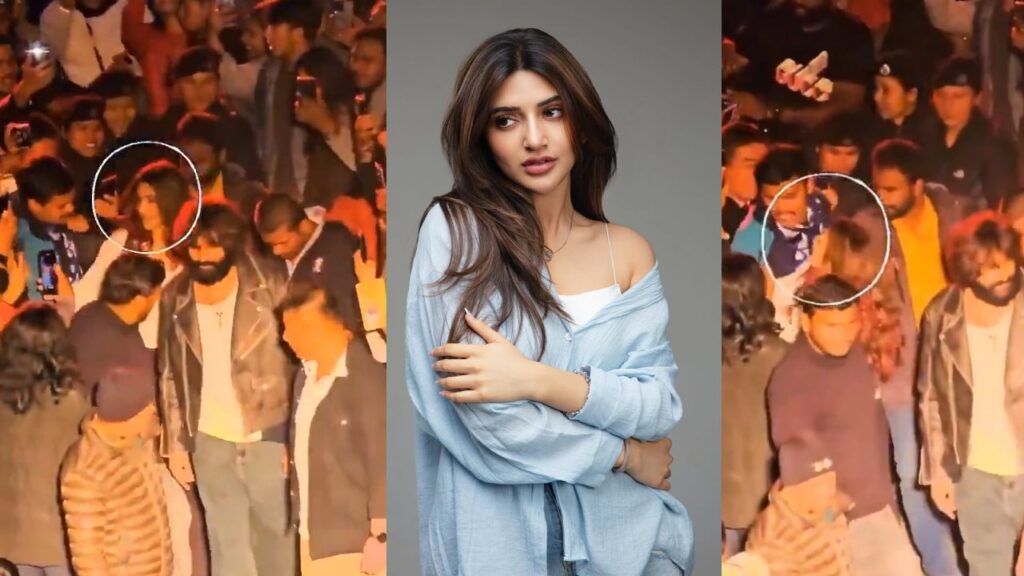 Fans Dragged Sreeleela in a Event at Sikkim Video goes viral